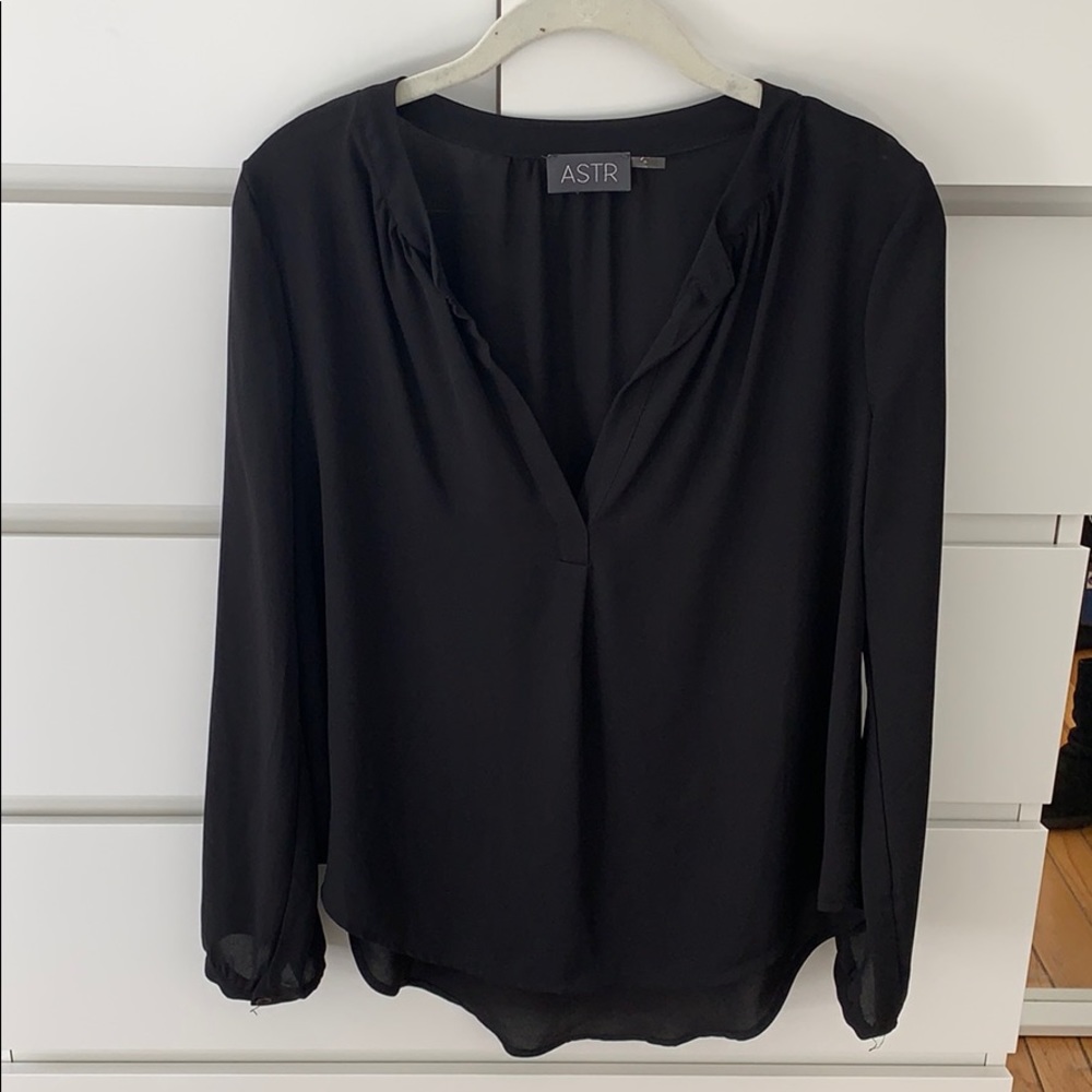 ASTR Black Blouse